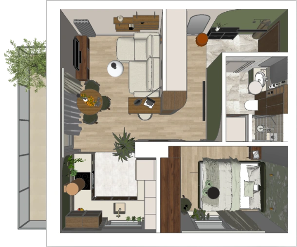 3D-Modellierung Raumplanung Minden
